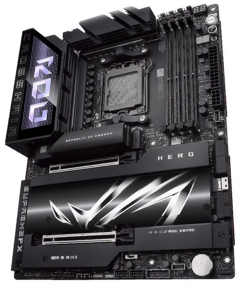 Montaje Placa Base ASUS ROG CROSSHAIR X870E DARK HERO Canillas Canillas Gaming - Montaje Placa Base ASUS ROG CROSSHAIR X870E DARK HERO Canillas