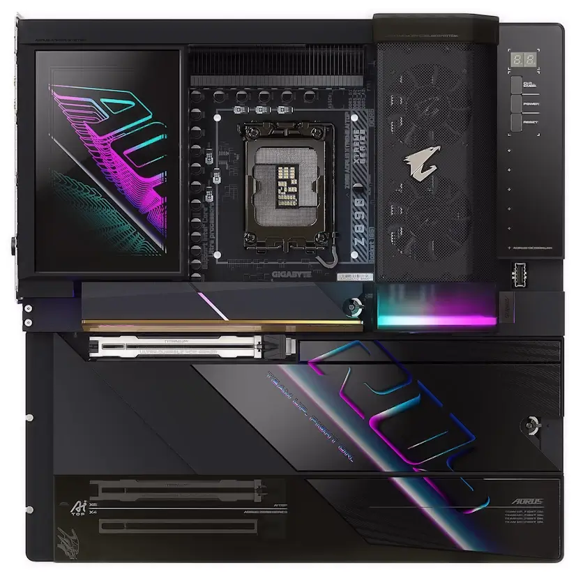 Montaje Placas Base GIGABYTE Z890 AORUS XTREME AI TOP Gaming PC Canillas Montaje Placa Base GIGABYTE Z890 AORUS XTREME AI TOP Gaming PC Canillas